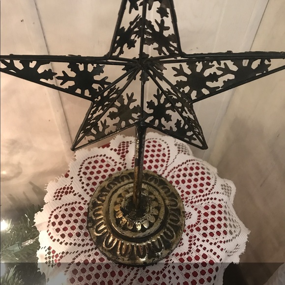 Metal Decorative Star with Snowflake Design - Picture 5 of 10